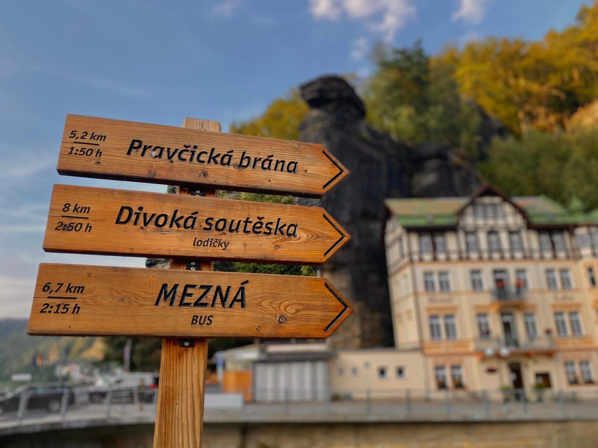 Hotel Labe Hřensko Eksteriør billede